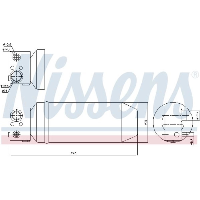 Nissens Klimaanlagentrockner LKW 95113 Nissens Klimaanlagentrockner LKW 95113