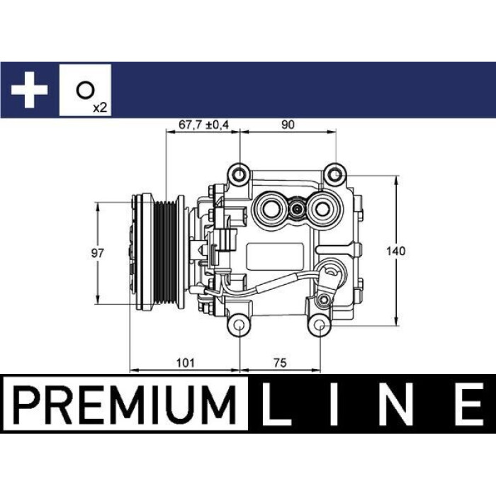 MAHLE Kompressor, Klimaanlage ACP 1099 000P MAHLE Kompressor, Klimaanlage ACP 1099 000P