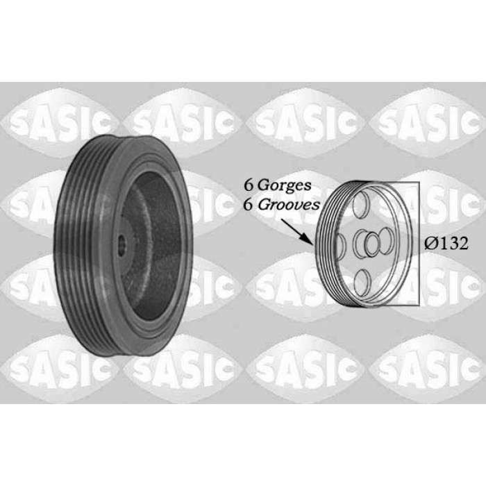 SASIC Riemenscheibe, Kurbelwelle 4000704 SASIC Riemenscheibe, Kurbelwelle 4000704