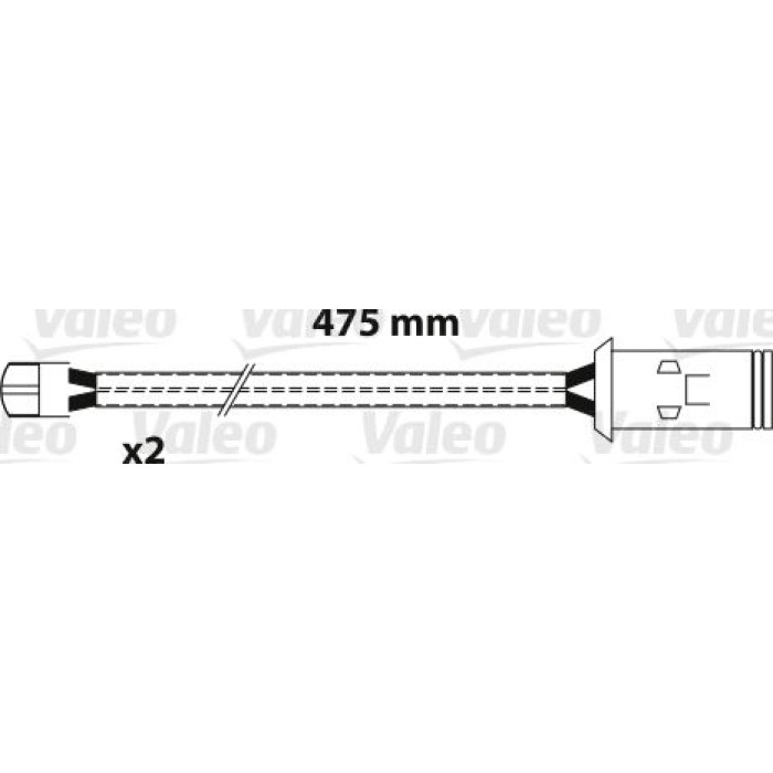 Valeo Verschleißsensor 882333 Valeo Verschleißsensor 882333