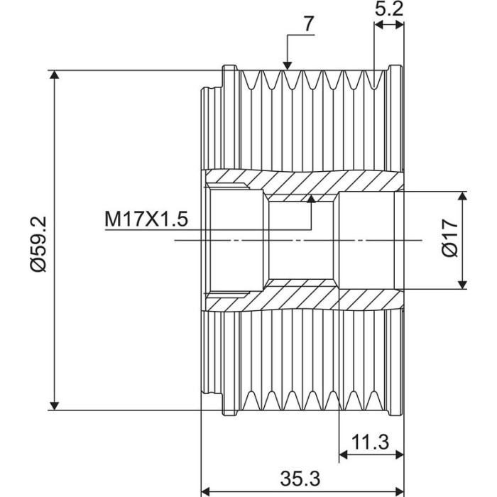 588088 Valeo Lichtmaschinenfreilauf 588088 588088 Valeo Lichtmaschinenfreilauf 588088