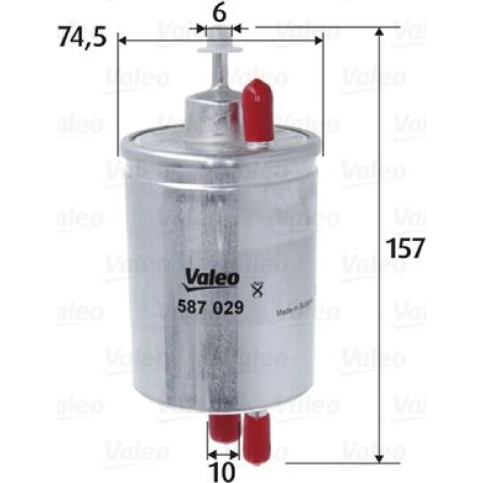 Valeo Kraftstofffilter 587029 Valeo Kraftstofffilter 587029