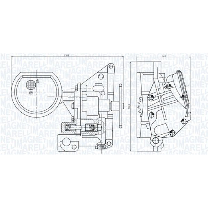 Magneti Marelli Ölpumpe 351516000094