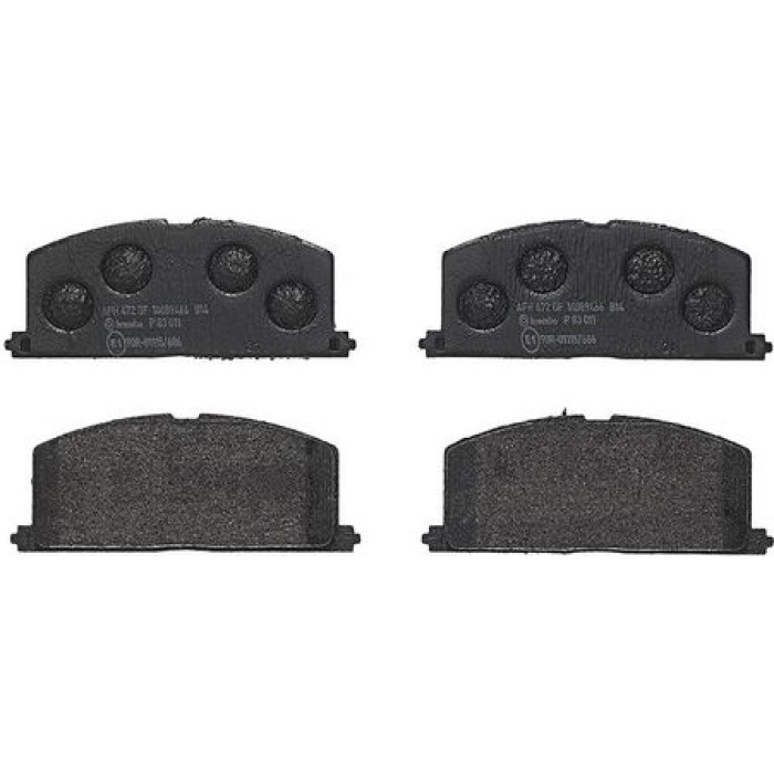 P 83 011 Brembo Prime Bremsbelagsatz Vorderachse – P 83 011 – 119 x 47 x 15 mm – Bremssystem Akebono – OE Nummer 0446501010 P 83 011 Brembo Prime Bremsbelagsatz Vorderachse – P 83 011 – 119 x 47 x 15 mm – Bremssystem Akebono – OE Nummer 0446501010