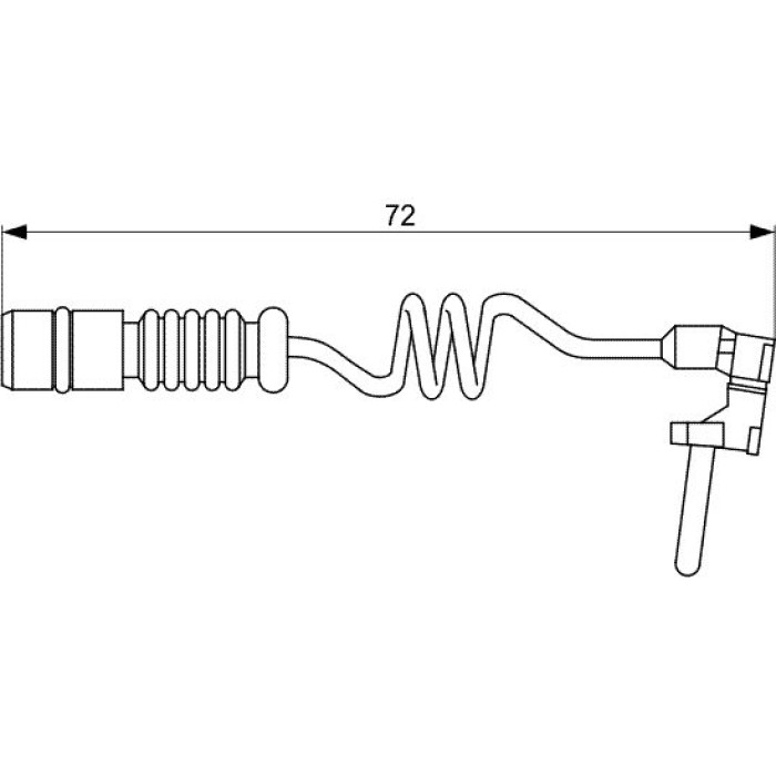 Bosch Bremsbelagverschleißsensor 1987473057
