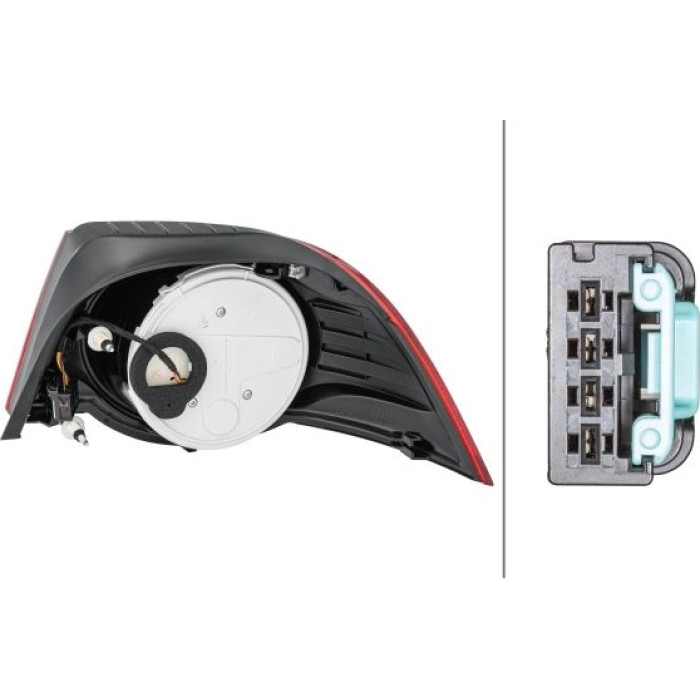 2VA 009 246-131 HECKLEUCHTE L 12 V HELLA 2VA 009 246-131 HECKLEUCHTE L 12 V HELLA