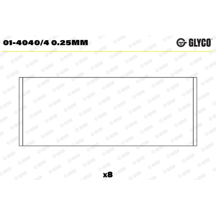 GLYCO Pleuellager 01-4040/4 0.25mm