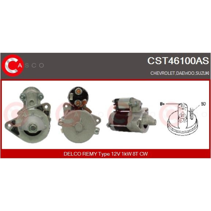CASCO Anlasser CST46100AS CASCO Anlasser CST46100AS