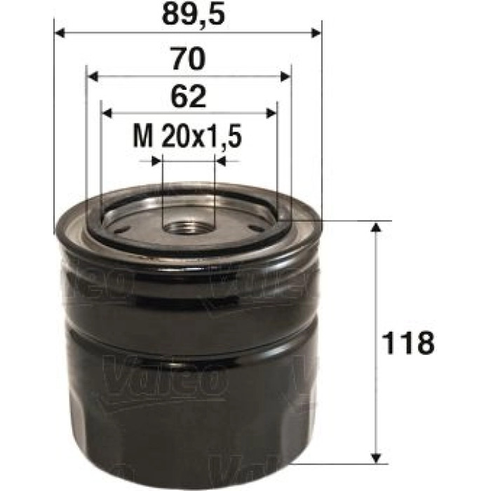 Valeo Ölfilter 586035 Valeo Ölfilter 586035