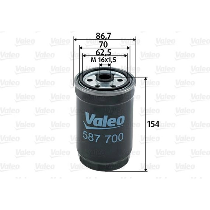 587700 Valeo Kraftstofffilter 587700 587700 Valeo Kraftstofffilter 587700