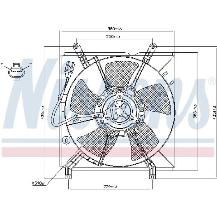 Nissens Kühlerlüfter PKW 85238 Nissens Kühlerlüfter PKW 85238