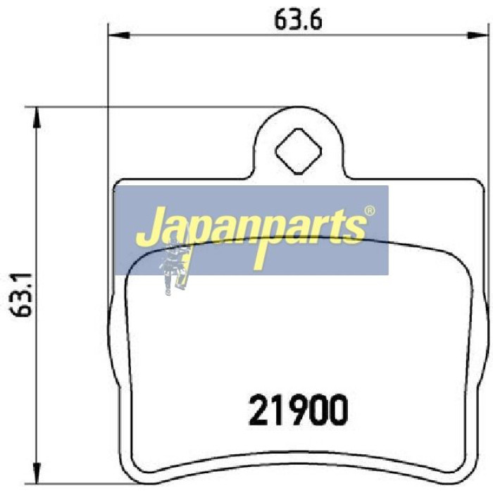 Japanparts Bremsbeläge PP-0503AF