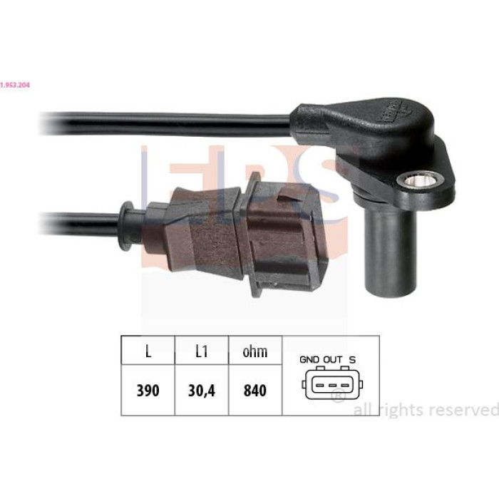 EPS Geschwindigkeitssensor 1.953.204 EPS Geschwindigkeitssensor 1.953.204