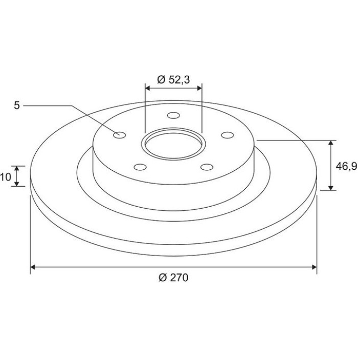Valeo Bremsscheibe 675418