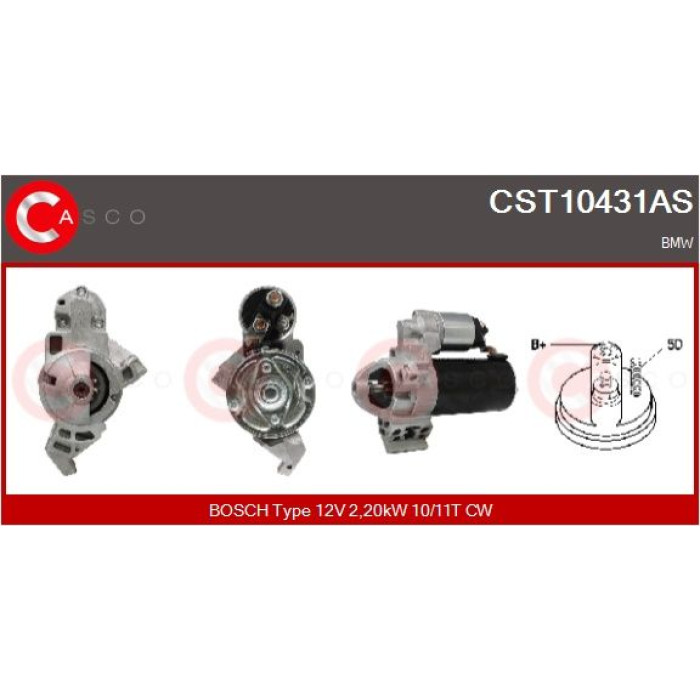 CASCO Anlasser CST10431AS