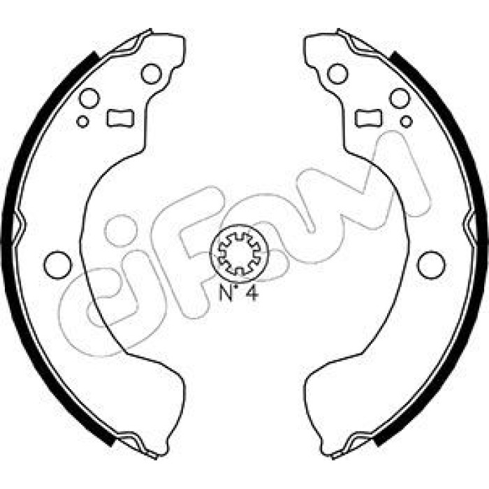 CIFAM Bremsbackensatz 153-292 CIFAM Bremsbackensatz 153-292