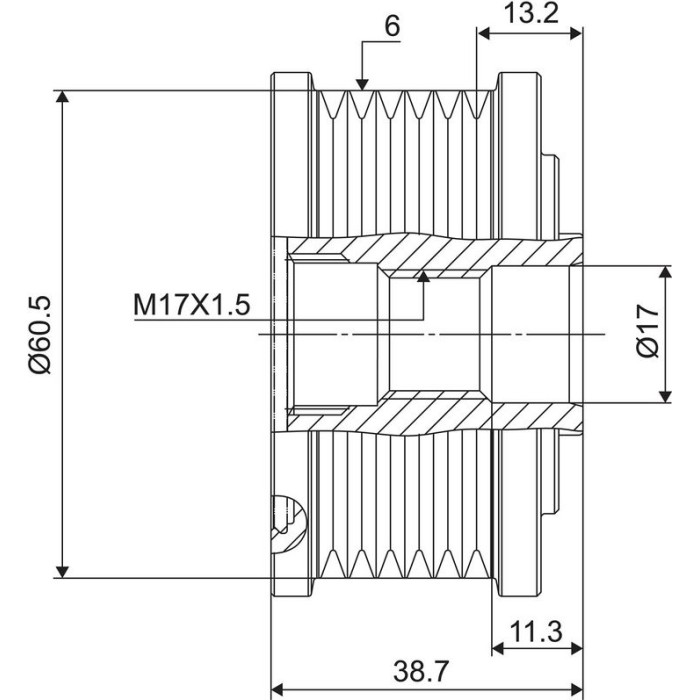 Valeo Lichtmaschinenfreilauf 588089 Valeo Lichtmaschinenfreilauf 588089