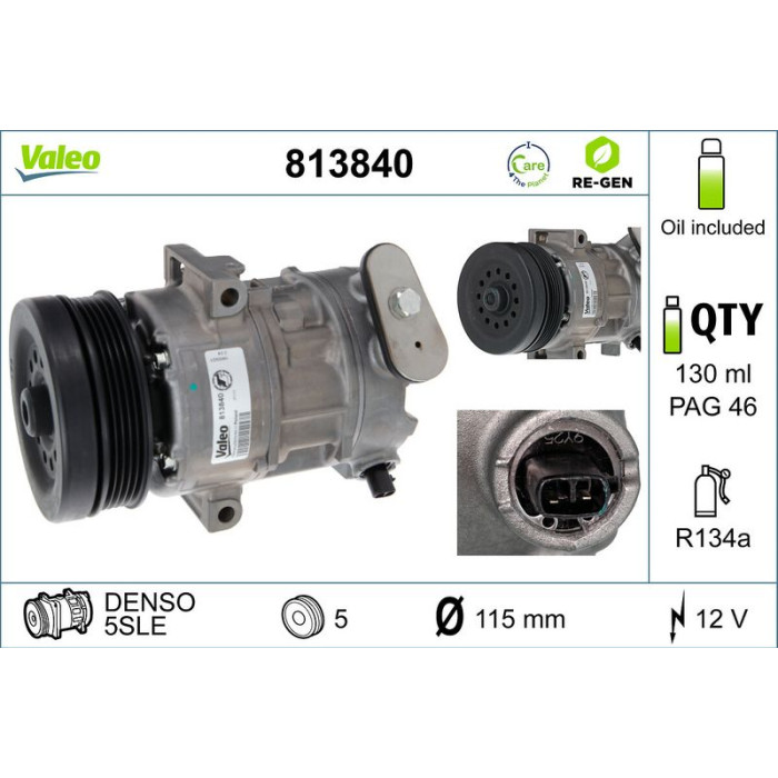Valeo Kompressor 813840 Valeo Kompressor 813840