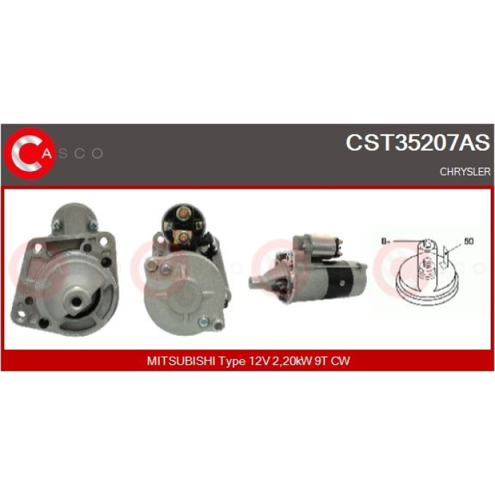 CASCO Anlasser CST35207AS CASCO Anlasser CST35207AS