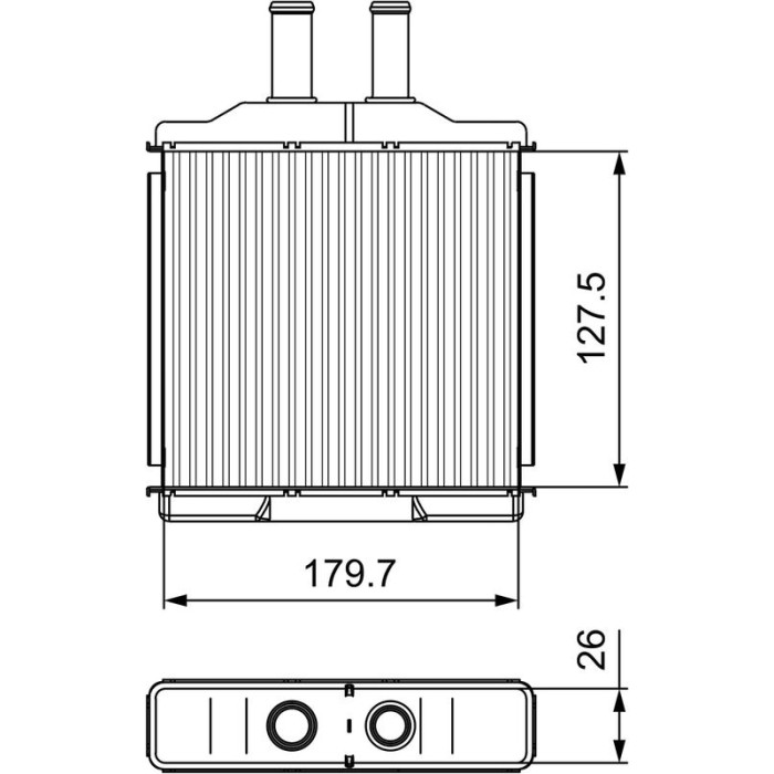 Valeo Wärmetauscher 811541 Valeo Wärmetauscher 811541