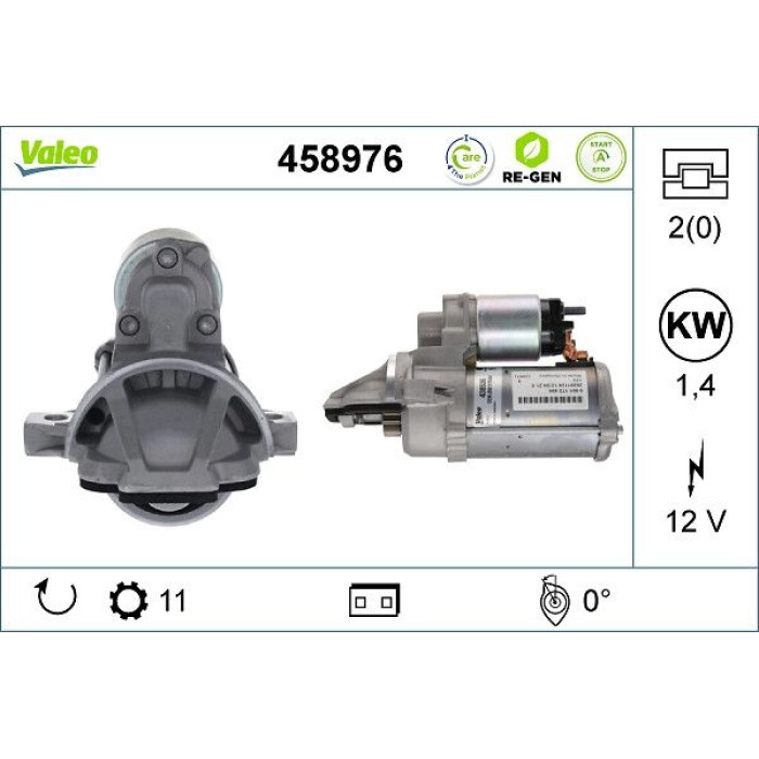 Valeo Anlasser 458976 Valeo Anlasser 458976