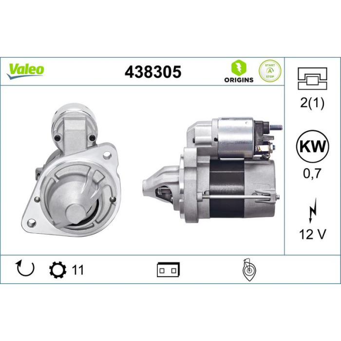 Valeo Anlasser 438305