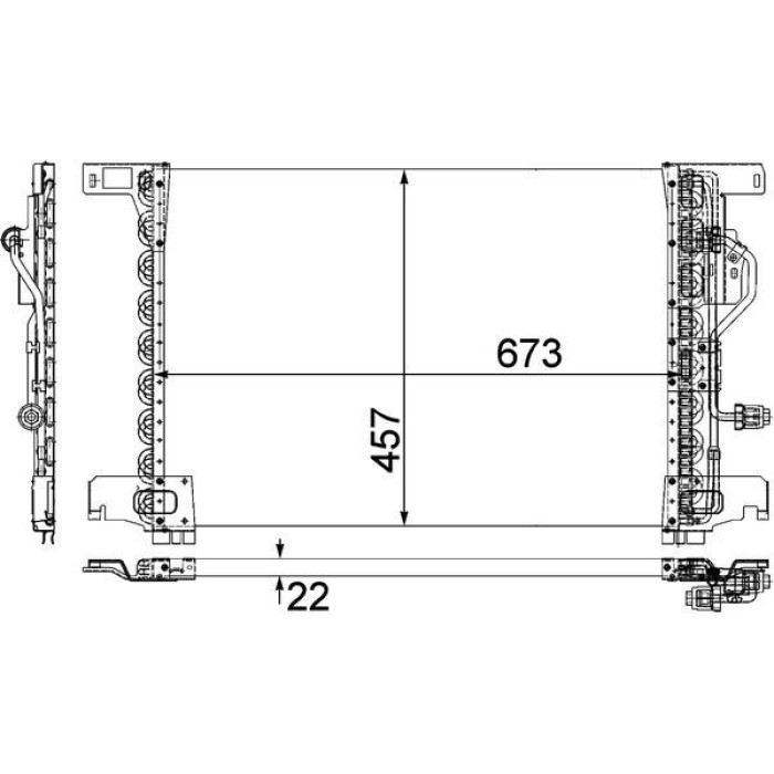 MAHLE Kondensator, Klimaanlage AC 283 000P MAHLE Kondensator, Klimaanlage AC 283 000P
