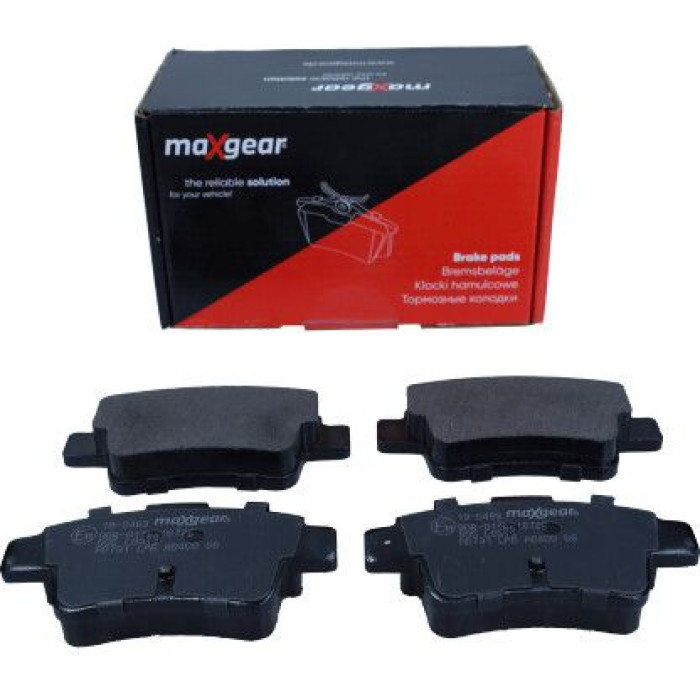MAXGEAR Bremsbelagsatz 19-0463 Fiat Grande Punto 05-/Evo 09- ohne Sensor