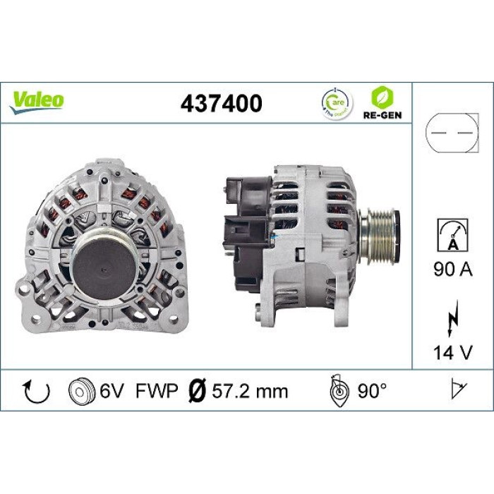 Valeo Lichtmaschine 437400
