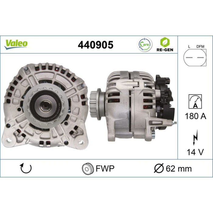 Valeo Lichtmaschine 440905 Valeo Lichtmaschine 440905