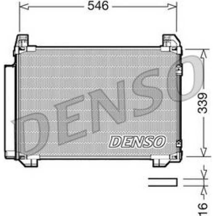 Denso Klimakondensator DCN50025 Denso Klimakondensator DCN50025