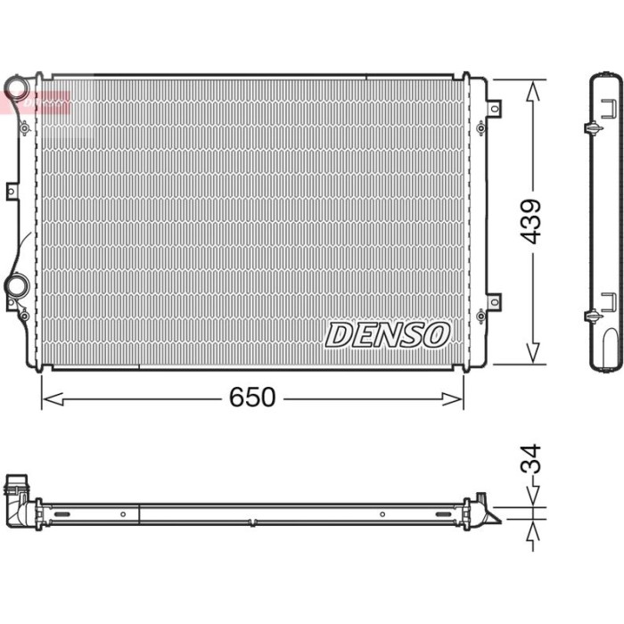 DRM32041 Denso Motorkühler DRM32041 DRM32041 Denso Motorkühler DRM32041