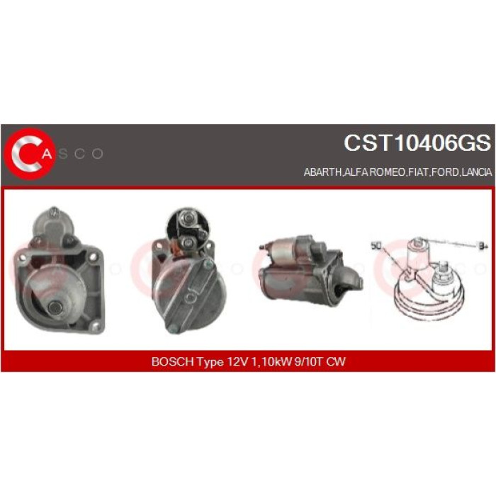 CASCO Anlasser CST10406GS