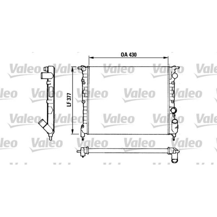 Valeo Motorkühler 883875 Valeo Motorkühler 883875
