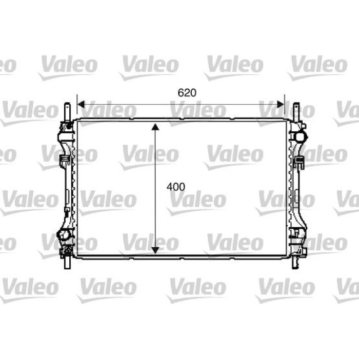 Valeo Motorkühler 734293 Valeo Motorkühler 734293