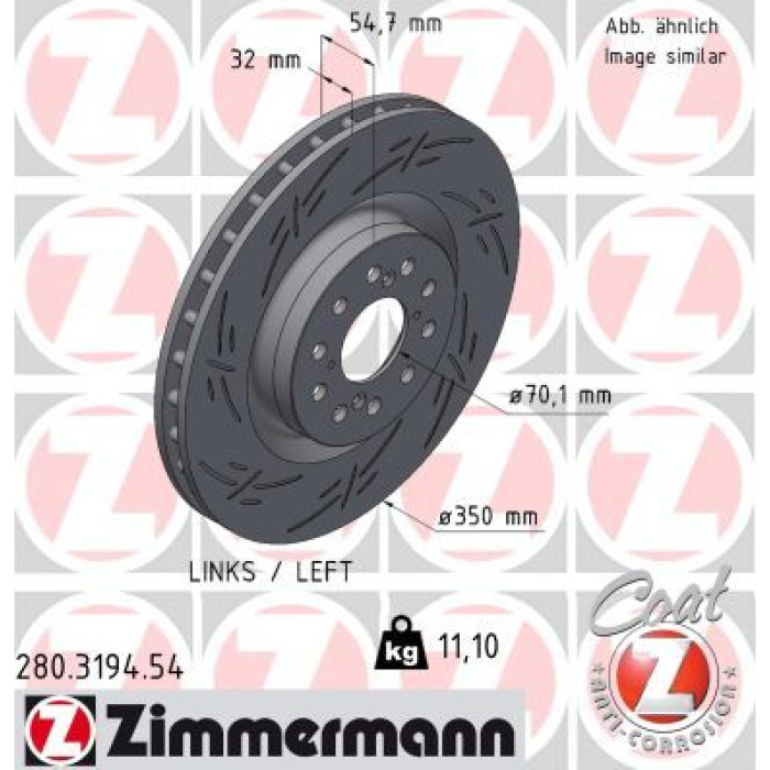 Zimmermann Bremsscheibe 280.3194.54