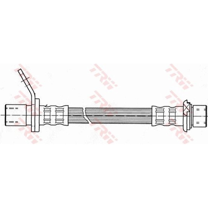 TRW Bremsschlauch Hinterachse links PHA391 TRW Bremsschlauch Hinterachse links PHA391