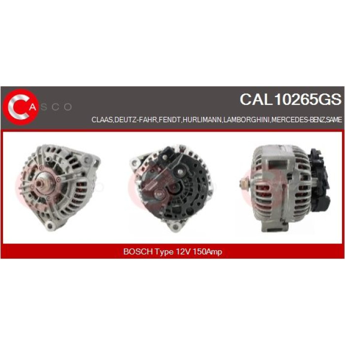 CASCO Generator CAL10265GS CASCO Generator CAL10265GS