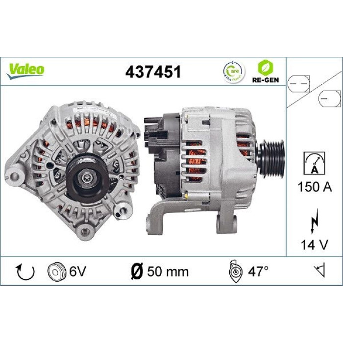 Valeo Lichtmaschine 437451 Valeo Lichtmaschine 437451