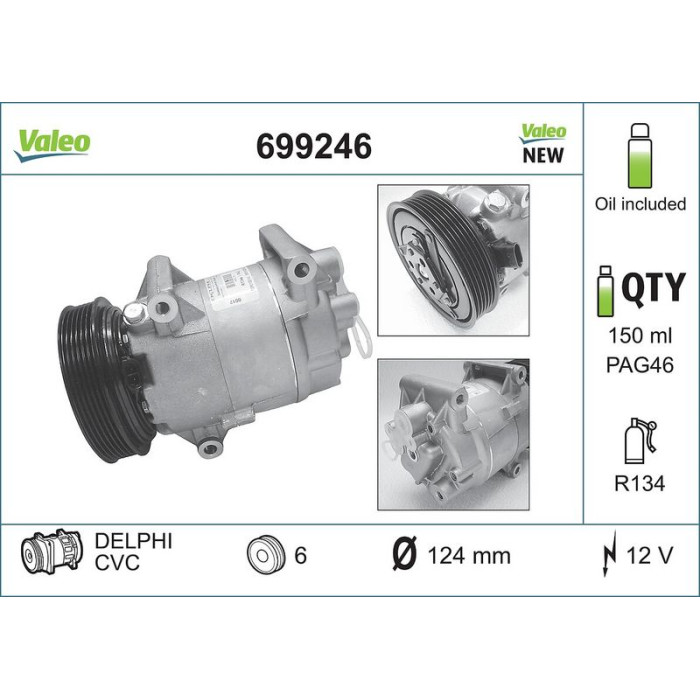 Valeo Klimakompressor 699246