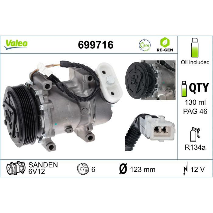 Valeo Kompressor 699716