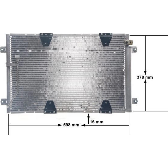 Kondensator, Klimaanlage AC 713 000S Kondensator, Klimaanlage AC 713 000S