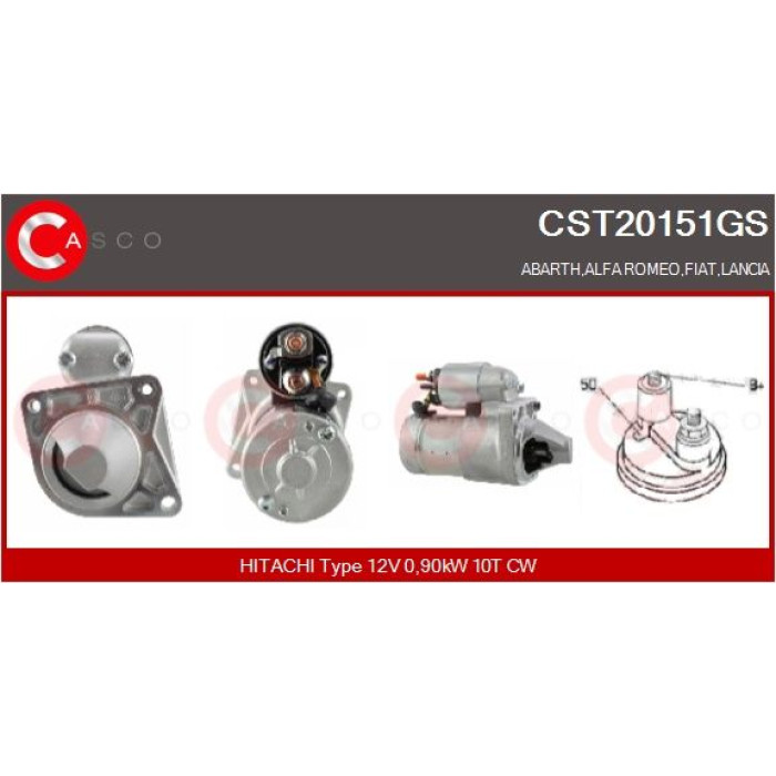 CASCO Anlasser CST20151GS CASCO Anlasser CST20151GS