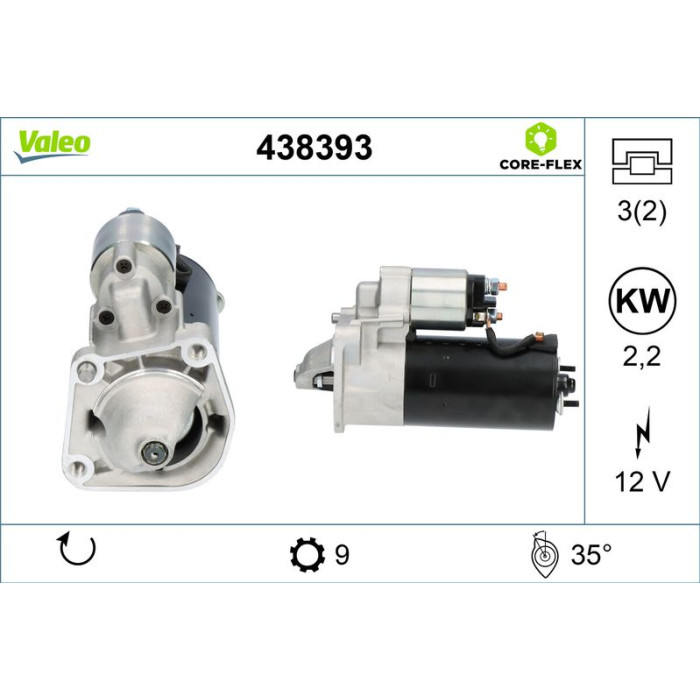 Valeo Anlasser 438393