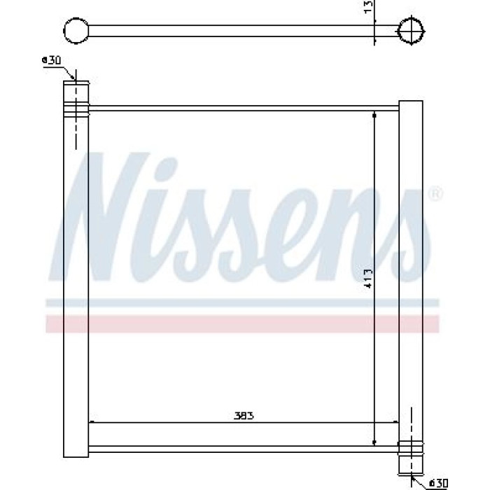 Nissens Wasserkühler PKW 68451 Nissens Wasserkühler PKW 68451