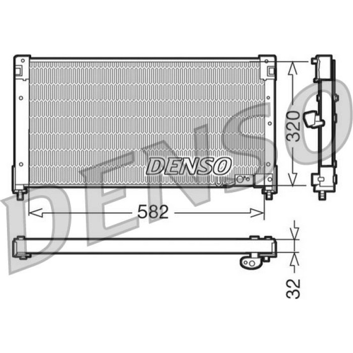 Denso Klimakondensator DCN40001 Denso Klimakondensator DCN40001