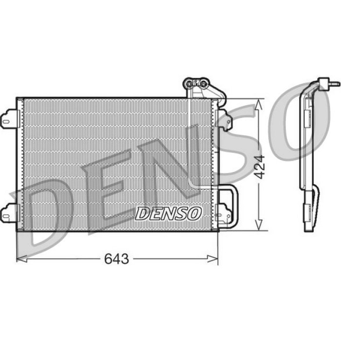 Denso Klimakondensator DCN23013 Denso Klimakondensator DCN23013
