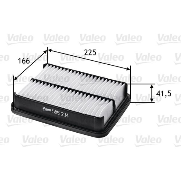 Valeo Luftfilter 585234 Valeo Luftfilter 585234