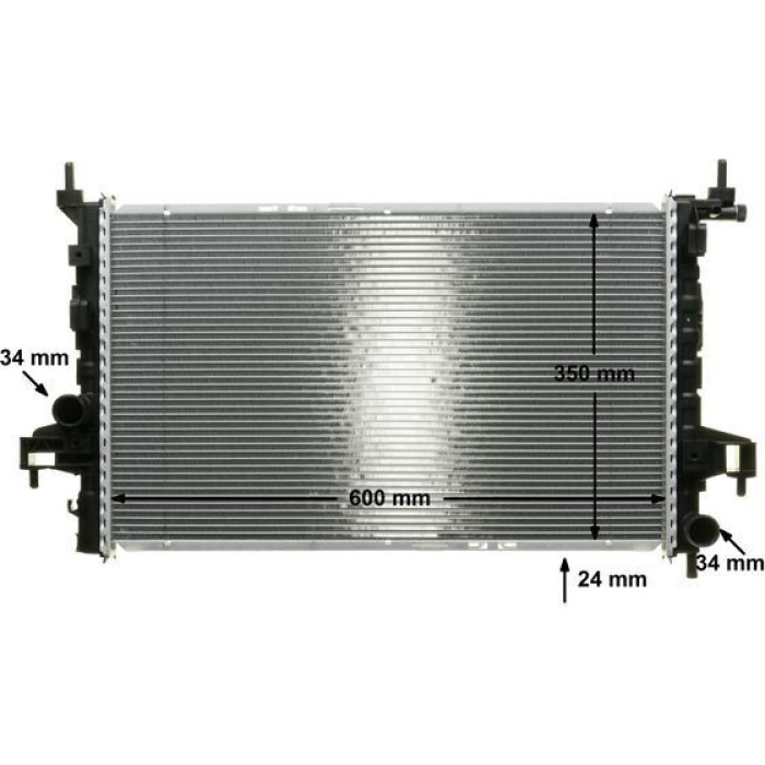 MAHLE Kühler, Motorkühlung CR 422 000P MAHLE Kühler, Motorkühlung CR 422 000P