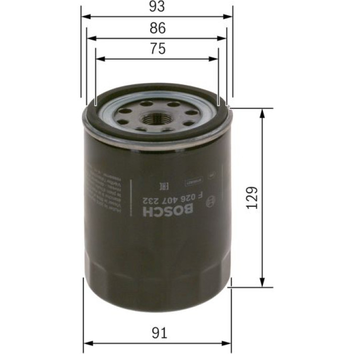 Bosch Ölfilter F 026 407 232